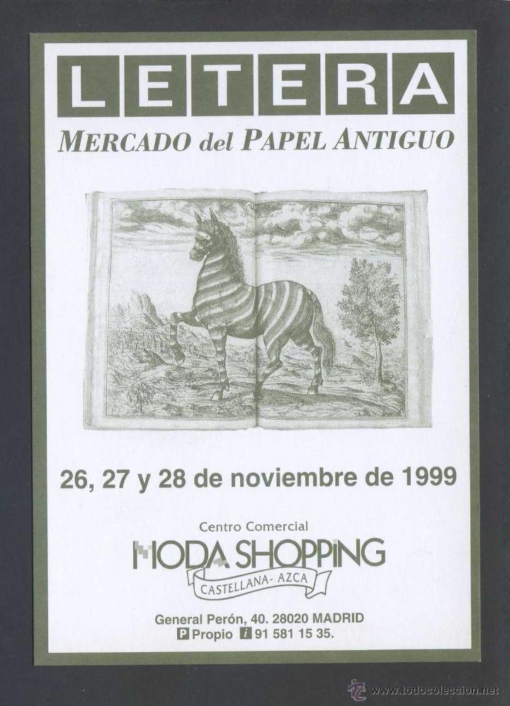 Postales: Madrid. *Letera 1999* Nueva. - Foto 1