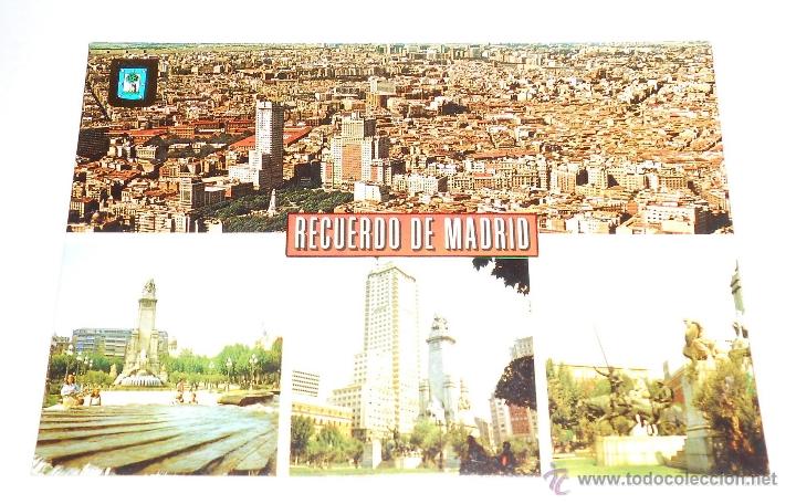 Postales: POSTAL RECUERDO DE MADRID. EDITADA 1974 - Foto 1 - 41611691