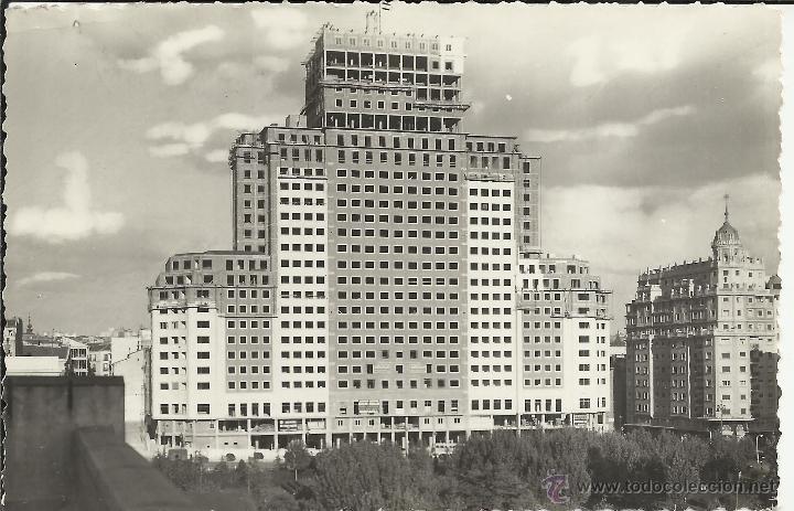 Postales: MADRID EDIFICIO ESPA&Ntilde;A SIN ESCRIBIR - Foto 1