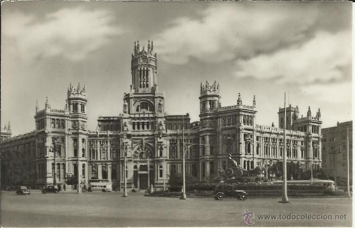 Postales: MADRID PALACIO COMUNICACIONES ESCRITA - Foto 1