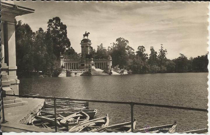 Postales: MADRID EL RETIRO SIN ESCRIBIR - Foto 1