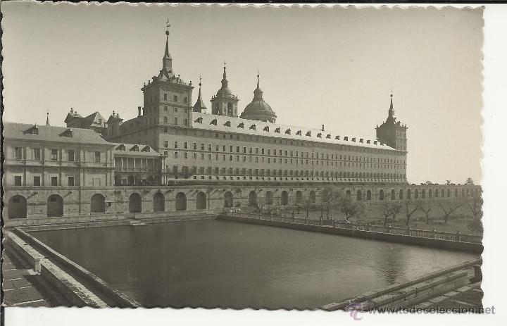 Postales: MADRID MONASTERIO DE EL ESCORIAL ESCRITA - Foto 1