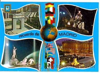 Postales: 72-esp91. Postal Madrid. Diversos Aspectos - Foto 1