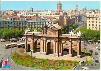 Postales: 72-esp99. Postal Madrid. Puerta de Alcal&aacute; - Foto 1