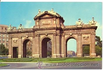 Postales: 72-esp100. Postal Madrid. Puerta de Alcal&aacute; - Foto 1