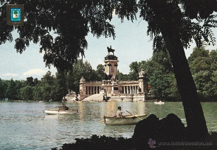 Postales: N&ordm; 12473 MADRID PARQUE DEL RETIRO - Foto 1