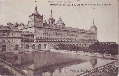 Postales: MONASTERIO DEL ESCORIAL: Estanque de la Huerta. - Foto 1