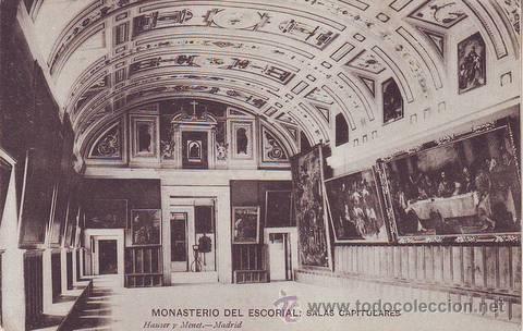 Postales: MONASTERIO DEL ESCORIAL: Salas Capitulares. - Foto 1