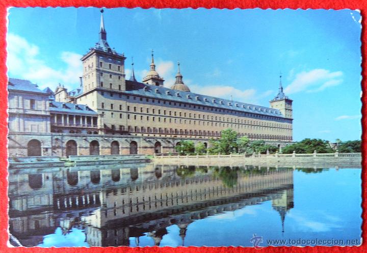 Postkarten: EL ESCORIAL - MONASTERIO - ESTANQUE DE LA HUERTA - EDITORIAL PATRIMONIO NACIONAL