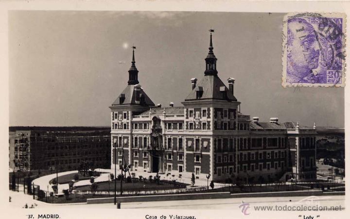 Postales: MADRID.- CASA DE VEL&Aacute;ZQUEZ - Foto 1