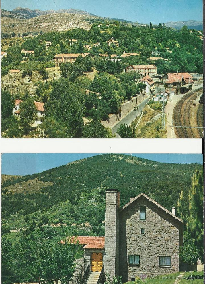 Postales: Madrid dos postales antiguas de cercedilla - Foto 1