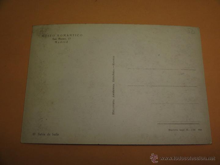 Postales: POSTAL MUSEO ROMANTICO. MADRID - Foto 2