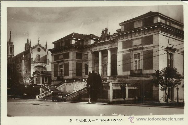 Postales: MADRID MUSEO DEL PRADO SIN ESCRIBIR - Foto 1