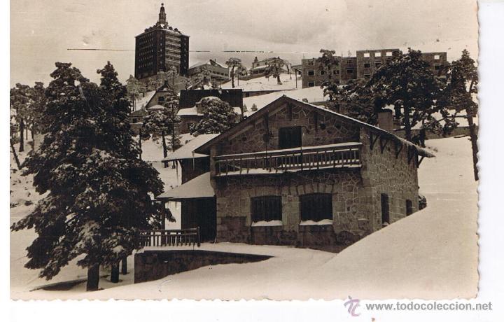 Cartoline: POSTAL: PUERTO DE NAVACERRADA. ALBERGUE JUVENIL FEMENINO.  (REF. FOTO GUTIERREZ )