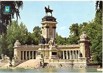 Postales: 72-esp117. Postal Madrid. Parque del Retiro - Foto 1