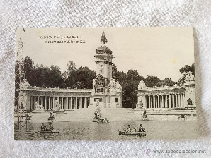 Postales: Madrid. Parque del Retiro. Hauser y Menet. - Foto 1