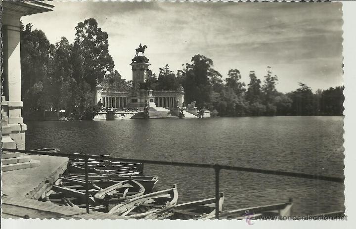 Postales: MADRID ESTANQUE RETIRO SIN ESCRIBIR - Foto 1