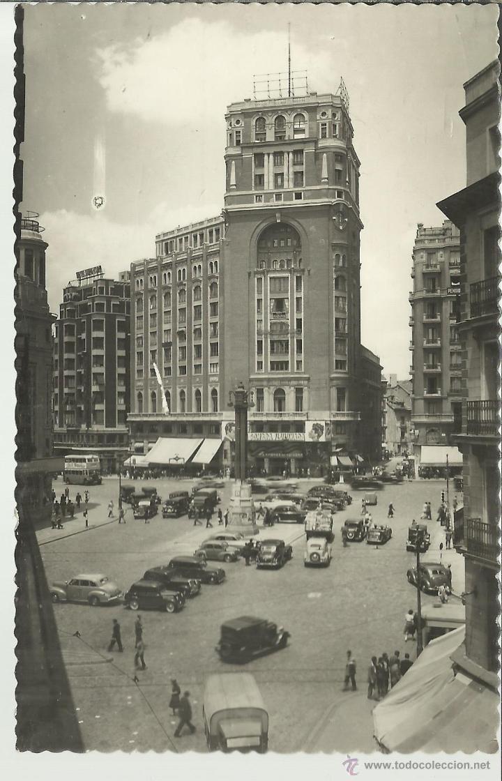 Postales: MADRID PLAZA DEL CALLAO ESCRITA - Foto 1