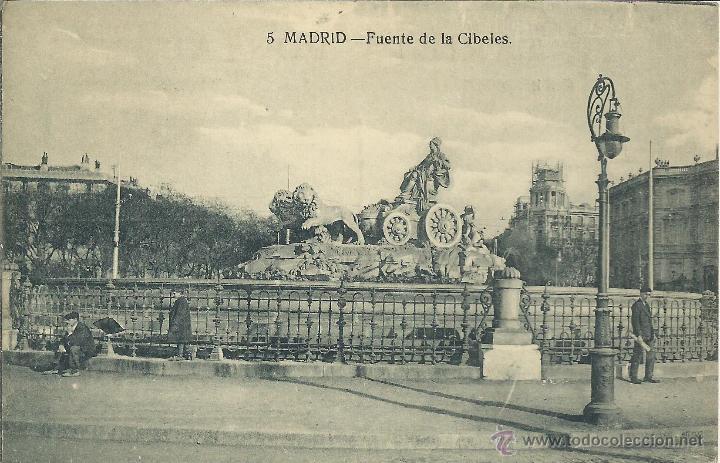 Postales: MADRID LA CIBELES ESCRITA - Foto 1