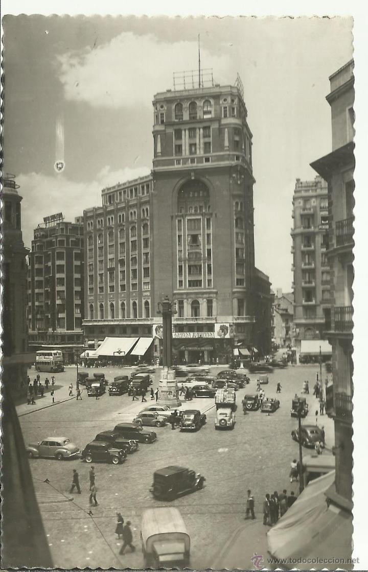 Postales: MADRID PLAZA DEL CALLAO ESCRITA - Foto 1