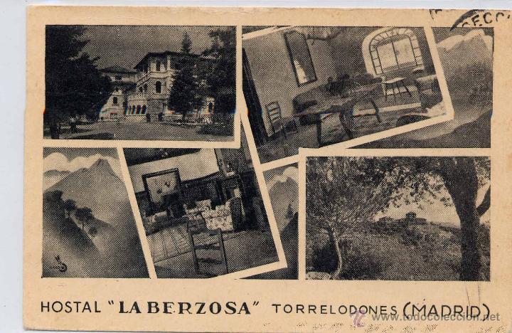 Postales: TORRELODONES (MADRID).- HOSTAL LA BERZOSA. - Foto 1