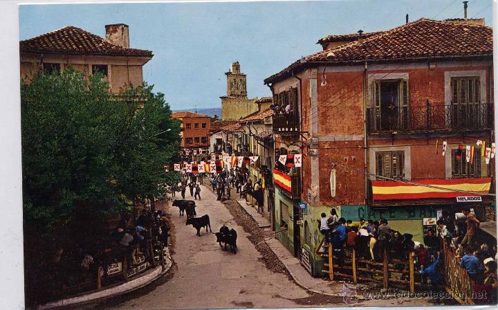 Postales: TORRELAGUNA (MADRID).- ENCIERROS TIPICOS. - Foto 1