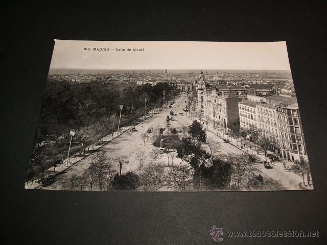 Postales: MADRID CALLE DE ALCALA - Foto 1
