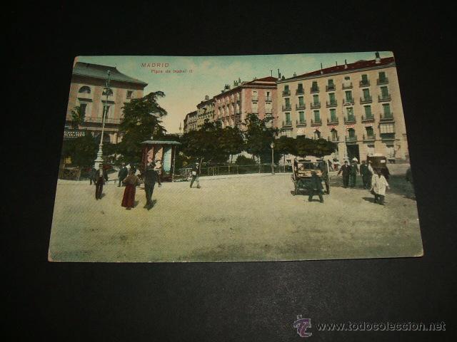 Postales: MADRID PLAZA DE ISABEL II - Foto 1