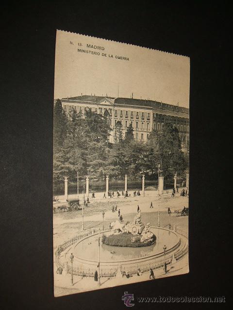 Postales: MADRID MINISTERIO DE LA GUERRA - Foto 1