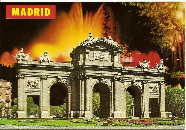 Postales: POSTAL - PUERTA DE ALCAL&Aacute;,  MADRID, SIN CIRCULAR - Foto 1