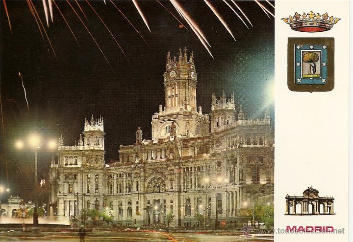 Postales: POSTAL - PALACIO DE COMUNICACIONES,  MADRID, SIN CIRCULAR - Foto 1