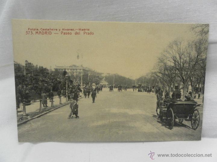 Postales: Madrid. Paseo del Prado. N&ordm; 573. - Foto 1