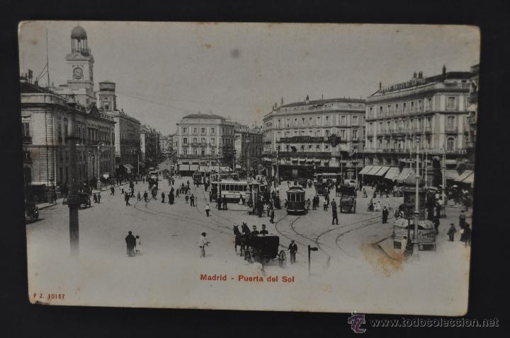 Postales: ANTIGUA POSTAL DE MADRID. PUERTA DEL SOL. SIN CIRCULAR - Foto 1