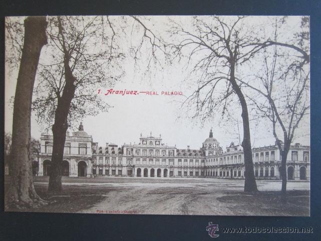 Postales: POSTAL MADRID. ARANJUEZ. REAL PALACIO. - Foto 1