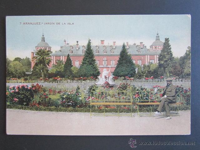 Postales: POSTAL MADRID. ARANJUEZ. JARDIN DE LA ISLA. - Foto 1