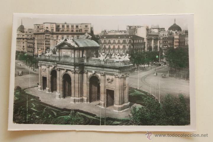 Postales: POSTAL PUERTA DE ALCALA MADRID - Foto 1