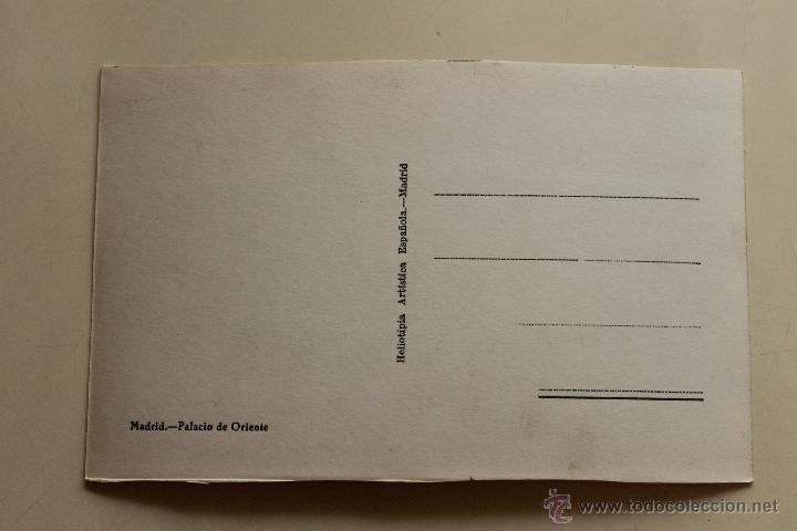 Postales: POSTAL MADRID, PALACIO DE ORIENTE - Foto 2