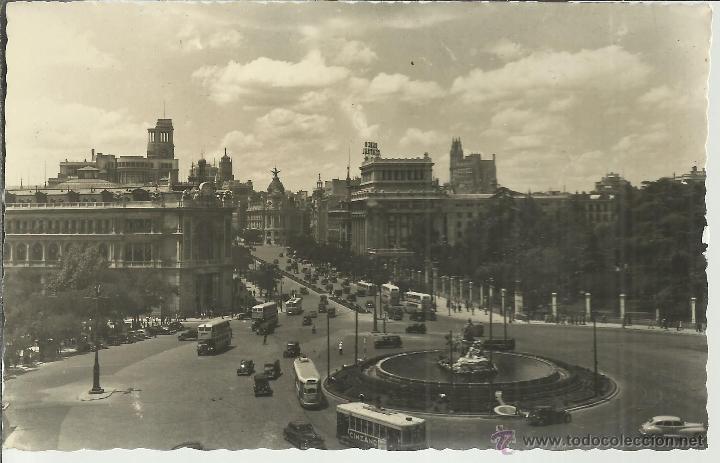 Postales: MADRID CIBELES SIN ESCRIBIR - Foto 1