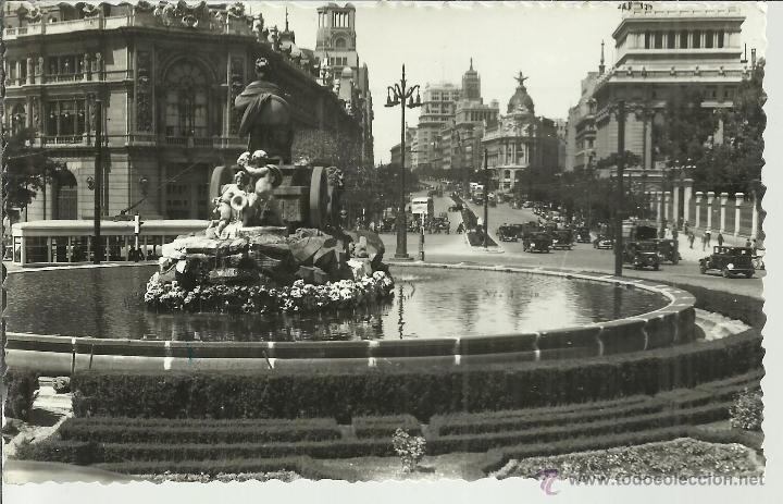 Postales: MADRID CIBELES ESCRITA - Foto 1