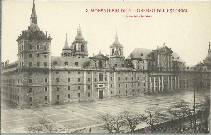 Postales: MADRID MONASTERIO DE EL ESCORIAL ESCRITA - Foto 1