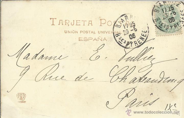 Postales: MADRID MONASTERIO DE EL ESCORIAL ESCRITA - Foto 2