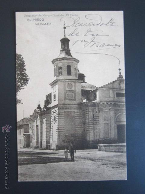 Postales: POSTAL MADRID. EL PARDO. LA IGLESIA. - Foto 1