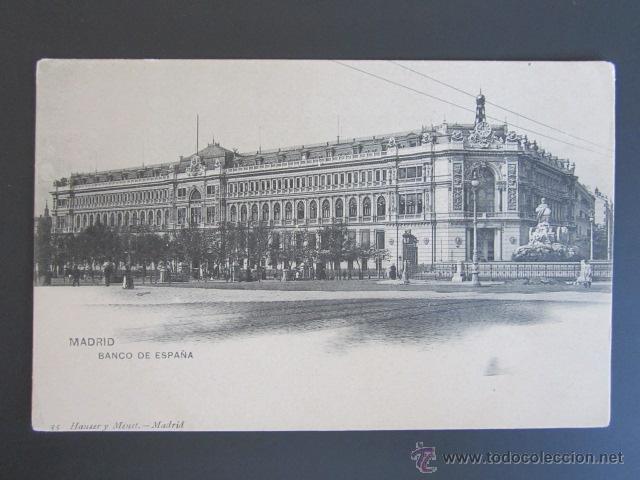Postales: POSTAL MADRID. BANCO DE ESPA&Ntilde;A. - Foto 1
