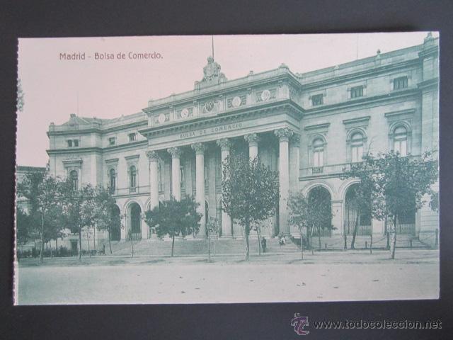 Postales: POSTAL MADRID. BOLSA DE COMERCIO. - Foto 1