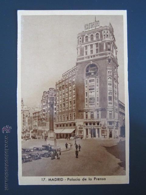 Postales: POSTAL MADRID. PALACIO DE LA PRENSA. - Foto 1