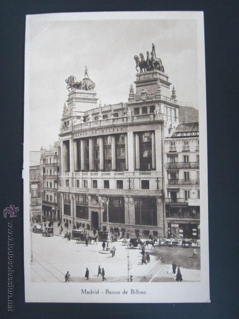 Postales: POSTAL MADRID. BANCO DE BILBAO. - Foto 1