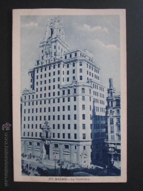 Postales: POSTAL MADRID. LA TELEFONICA. - Foto 1