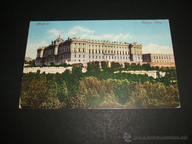Postales: MADRID PALACIO REAL PURGER - Foto 1