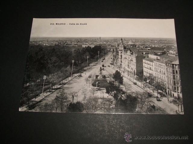 Postales: MADRID CALLE DE ALCALA - Foto 1