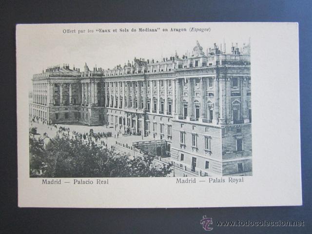 Postales: POSTAL MADRID. PALACIO REAL. PRIMERA EDICI&Oacute;N. - Foto 1